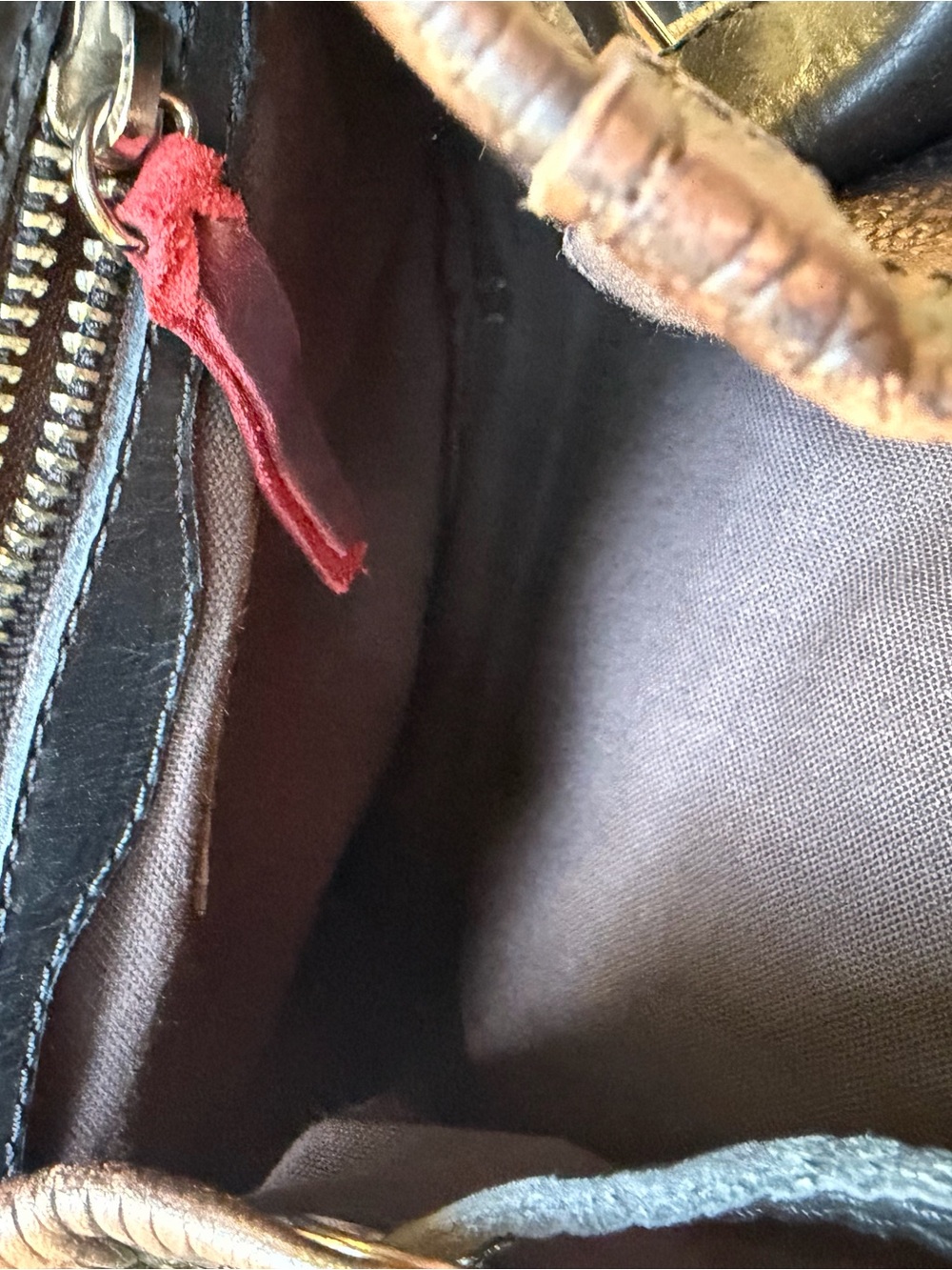 Freebird by Steven Brown and Black leather Croc-Embossed Backpack with Tassel - Picture 10 of 10